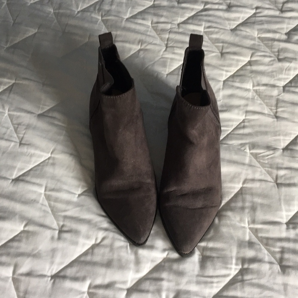 Grey booties